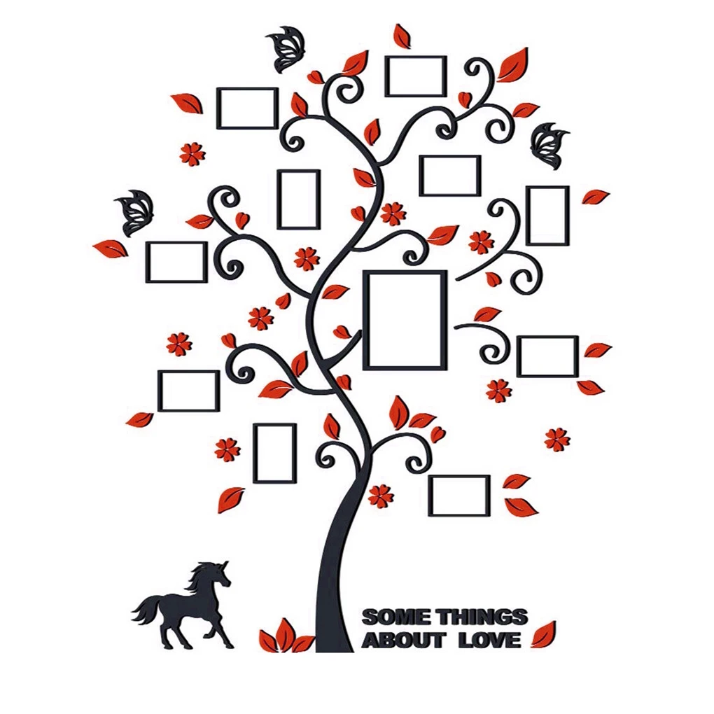 3DDIYRemovablePhotoTreeAcrylicWallDecalsLivingRoomBedroom