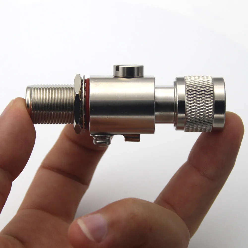 N Head Antenna Lightning Arrester Base Station Weak Current Lightning Arrester N Male To Female Protector