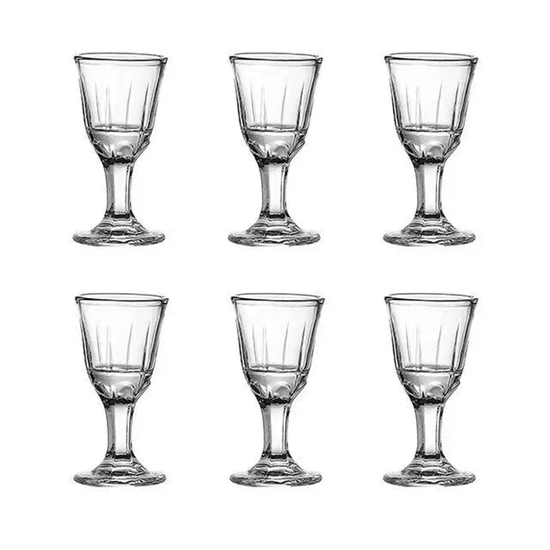Wine Cup Wine Glass Spirits Cup Drinking Glasses 6pcs Shot Glass 10ml Small Capacity Spirits Cup Wine Dispenser