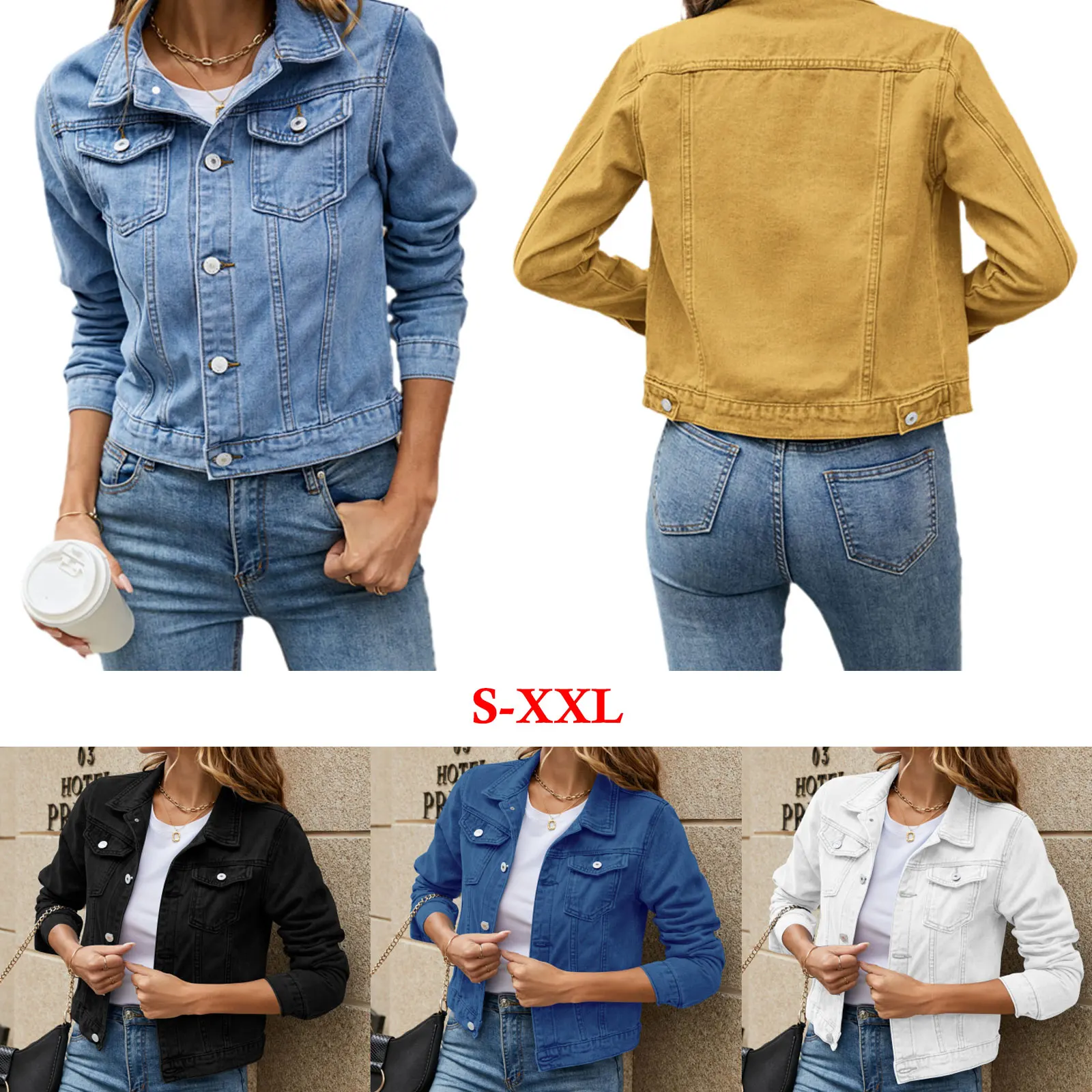 Women’s Slim Denim Jacket 3