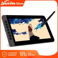 SPASEEBA M12 Graphics Drawing Tablet Monitor, 11.6″ IPS LCD Digital Pen Tablet Display 8192 Level Support Windows Mac Android OS