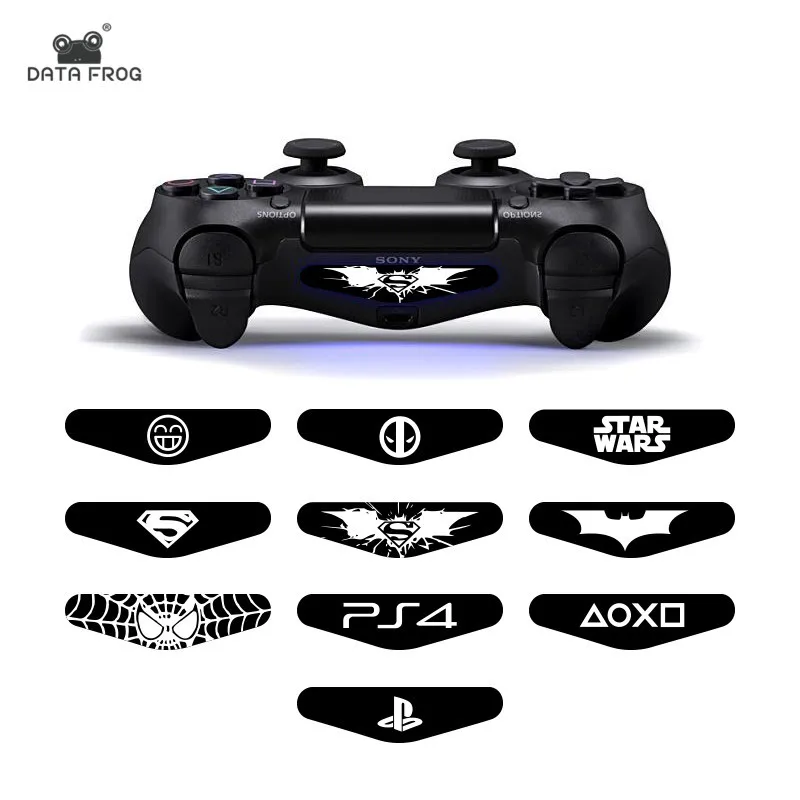 Utænkelig ankomme fersken Led Light Control Ps4 Sticker - 4pcs/set Stickers Cover Sony Playstation 4  Ps4 - Aliexpress