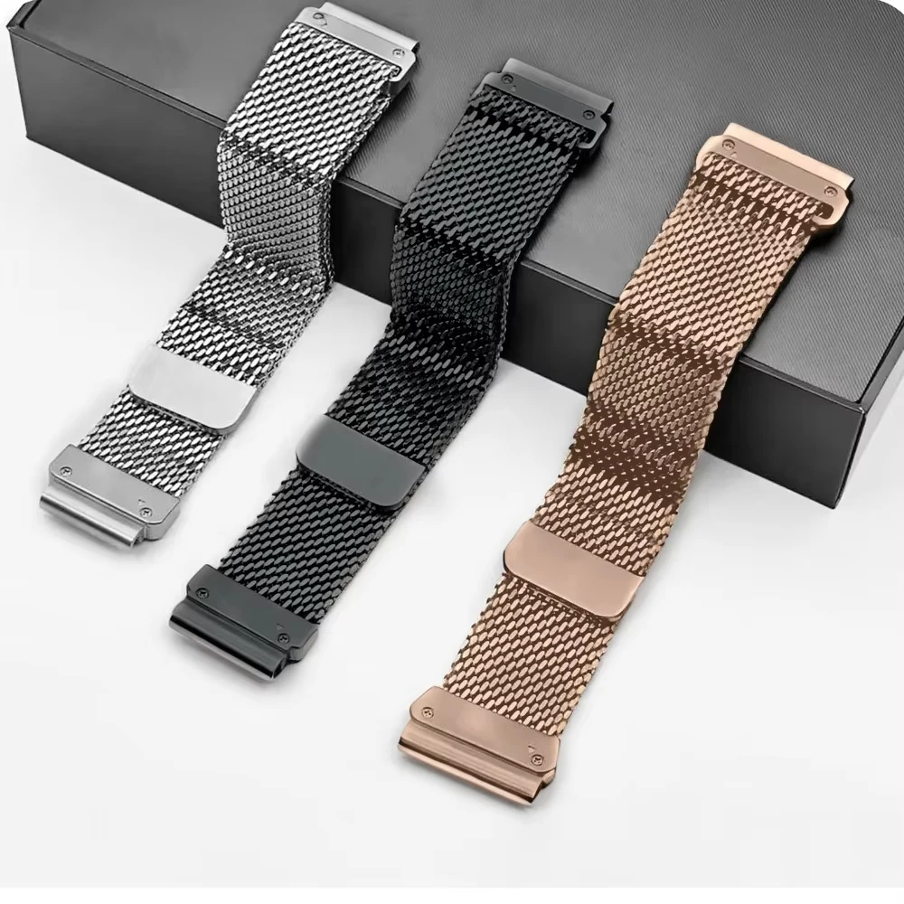 Milanese Loop Bracelet QuickFit Strap - Premium Band for Smartwatches, 26mm/22mm