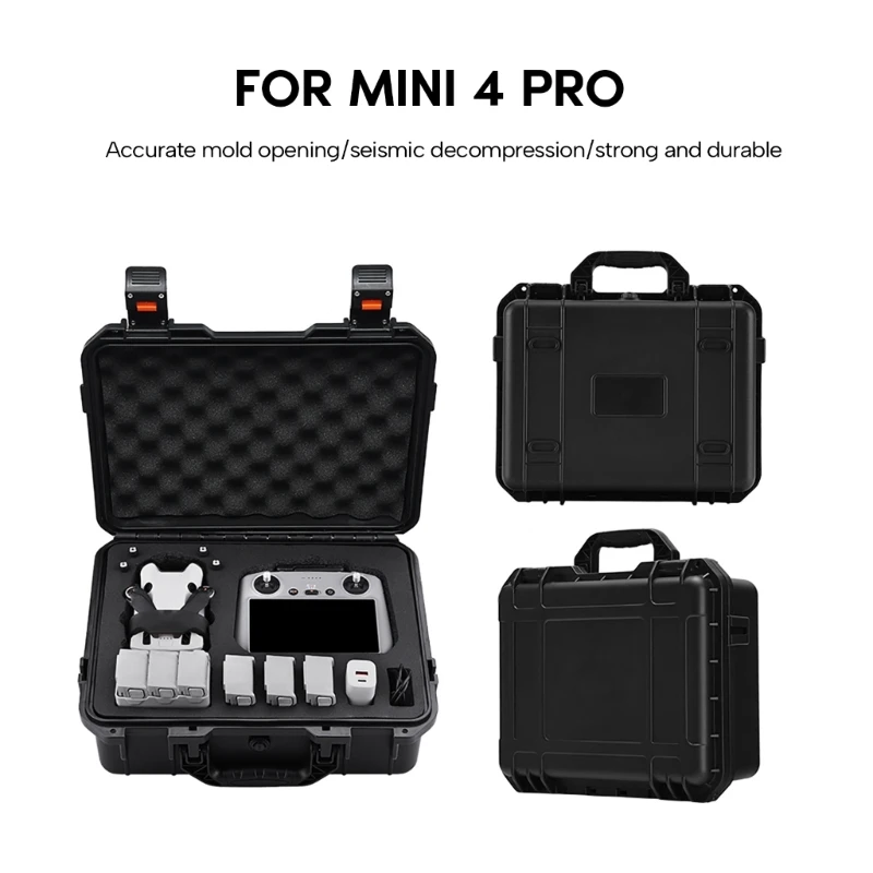 

Hard Case Durable Storage Case Protective Carrying Case Keep Your Equipment Safe & Organized for Mini 2 Drones