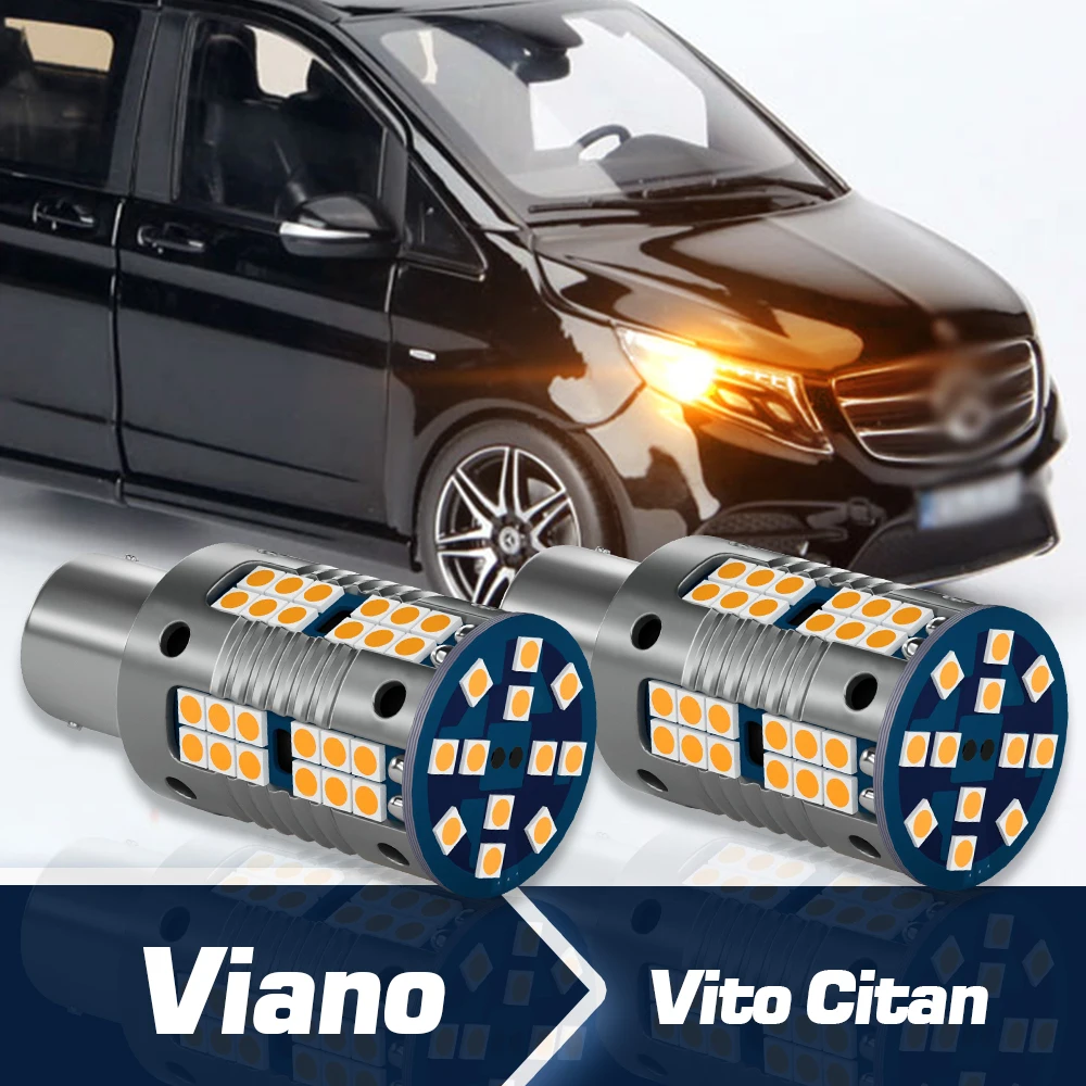 

Turn Signal Light 2pcs LED Canbus Accessories For Mercedes Benz Viano Vito W639 Citan W415 2003-2020 2010 2011 2012 2013 2014