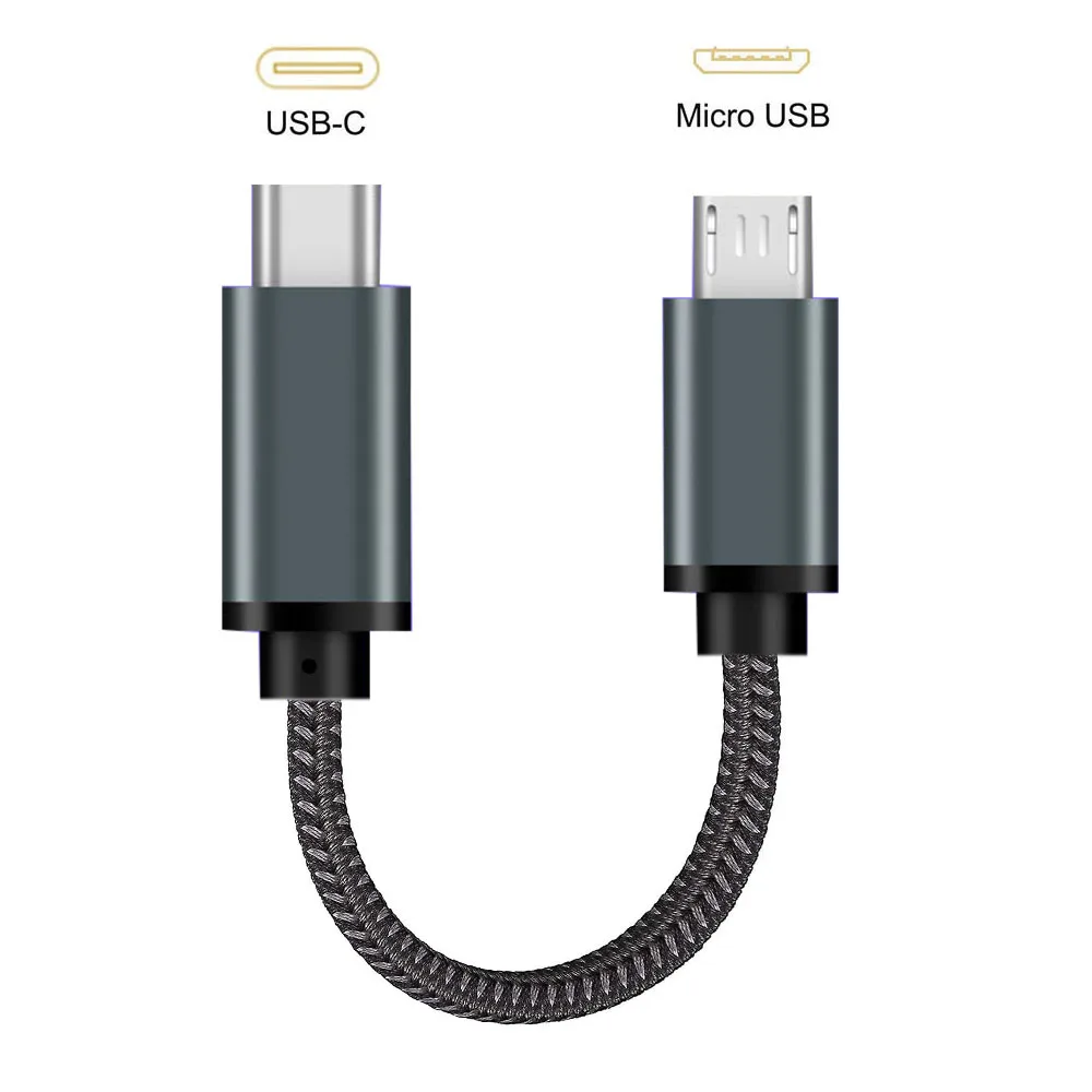 Type C USB-C to Micro USB Fast Charging Micro OTG Adapter