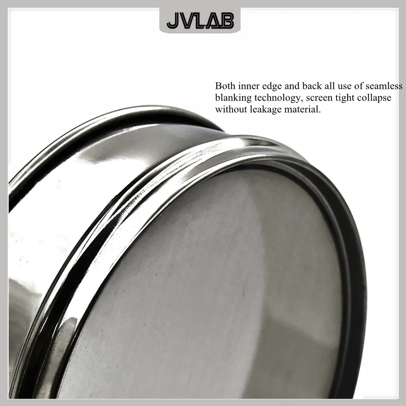 Analysis Sieve Lab Test Sieve Sampling Inspection Pharmacopeia Standard All Stainless Steel Diam.20cm 700 Mesh / 0.02mm