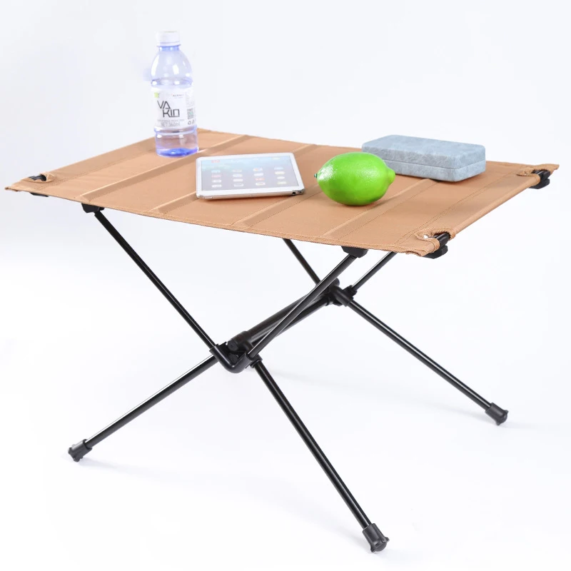 

Foldable Camping Table-Aluminum Lightweight Folding Table Compact Roll Up Tables Collapsible Table for Fishing Picnic BBQ