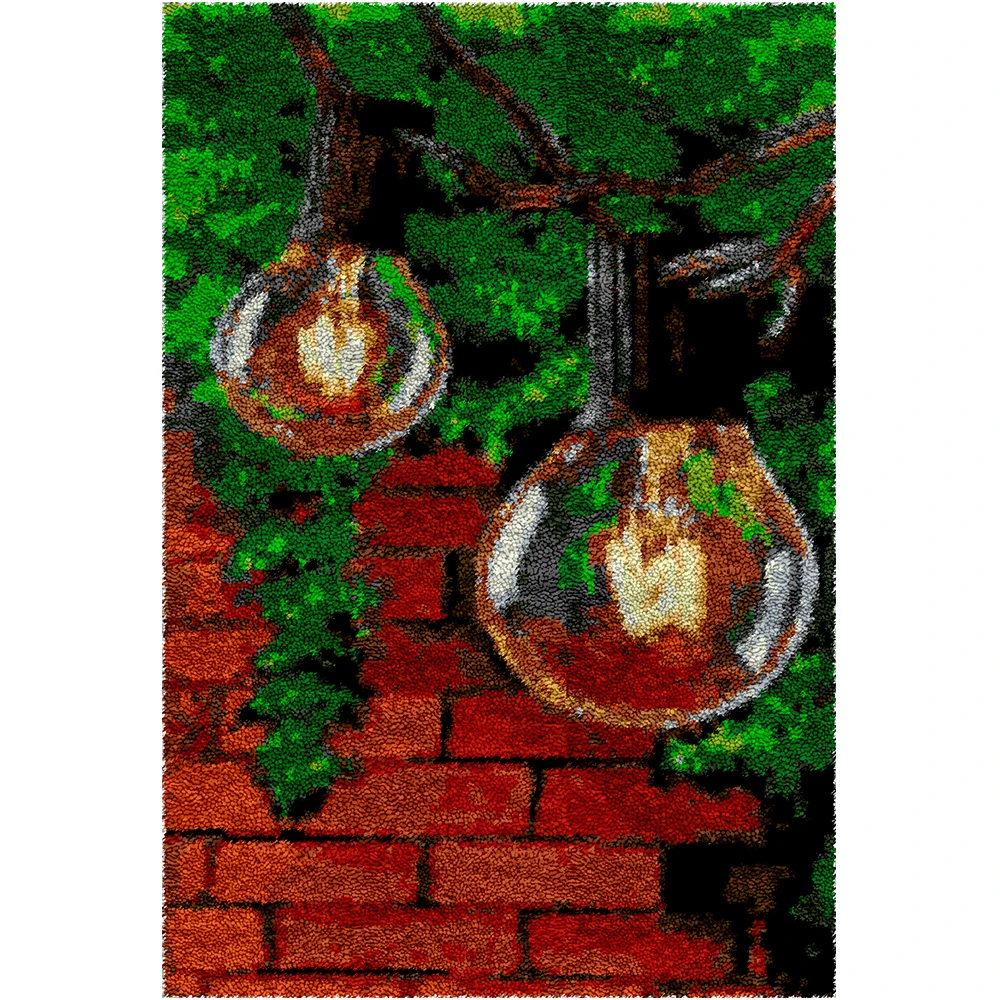 

Large Latch hook rug kit Craft kits for adults Latch hook kits carpet with printed canvas Carpet embroidery Rug making kits
