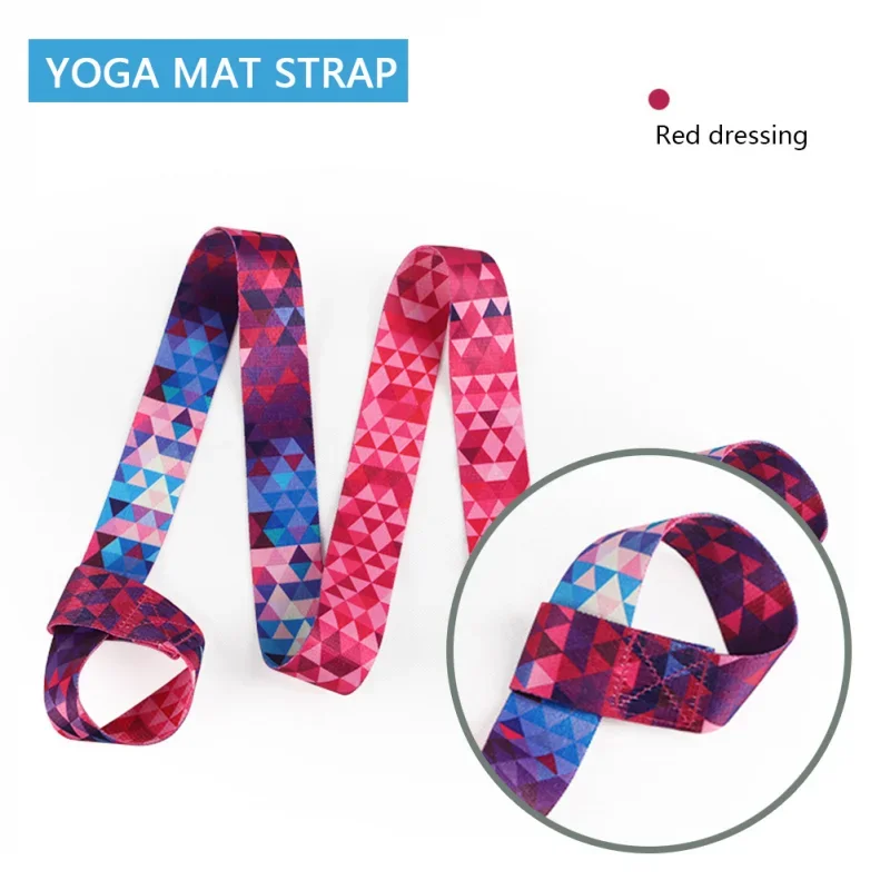 Adjustable Yoga Mat Strap Belt Sports Sling Shoulder Carry Strap Belt Exercise Stretch Fitness Equiment Elastic Yoga Hot