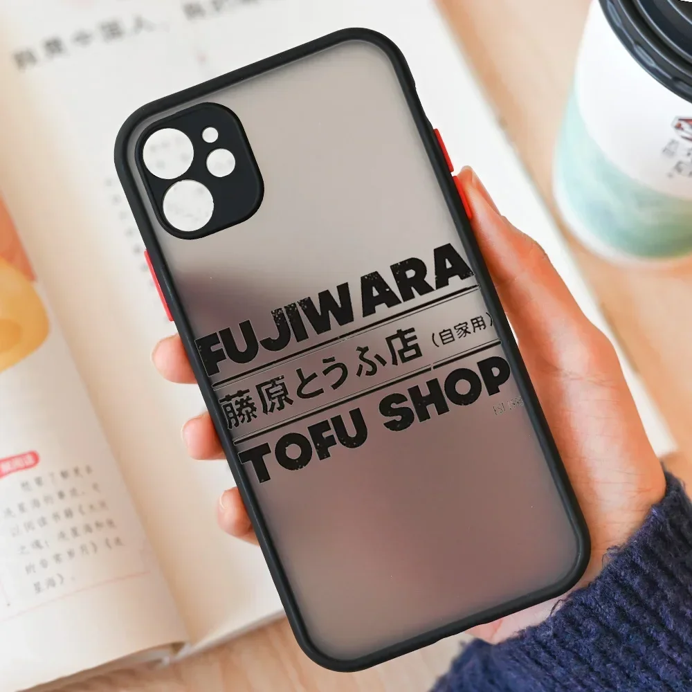 Japan Classic Comic Initial D JDM AE86 Transparent Phone Case - Hard Cover
