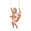 Kids Hammock Nest Swing Hand Weaving Playground Indoor Toys Courtyard Net Rope Swing Educational Equipment Entertainment Game 4