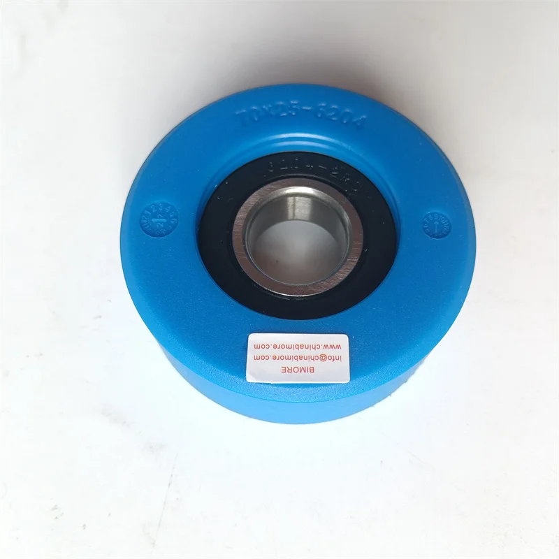 Escalator Step Roller Step Chain Wheel 70x25-6204 OD 70mm W 25mm Bearing 6204