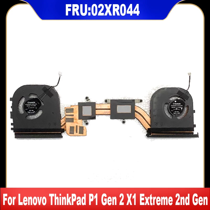 

02XR044 New Original For Lenovo ThinkPad P1 Gen 2 X1 Extreme 2nd Gen CPU Cooling Fan Cooler Fan Heatsink Radiator High Quality