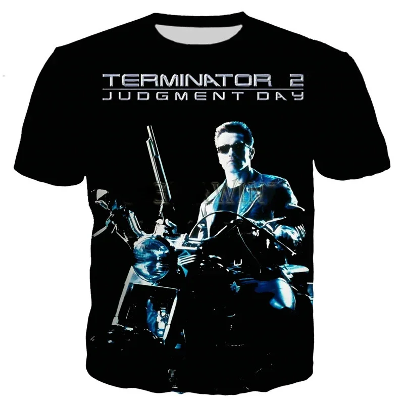 

Cool Movie Terminator Arnold Schwarzenegger T Shirt Men Women 3D Printed T-shirt Harajuku Style Tshirt Streetwear Tshirt Tops