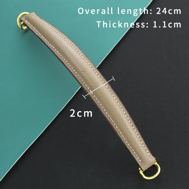 TINBERON Real Leather Bag Strap Fits For Handbag Handle Strap DIY Handbag Accessories Detachable Handle Bag Strap Luxury Design