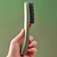 2pc Cleaning Brush Soft Bristled Shoe Brush Long Handle Brush Clothes Brush Shoe Clothing Board Brush Household Cleaning Tool 2