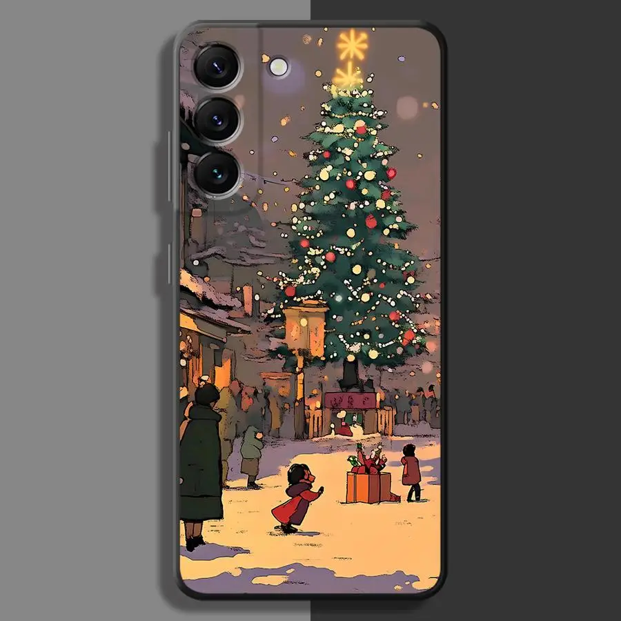 Christmas Town Festive Phone Case - Holiday-Themed Protective Cover