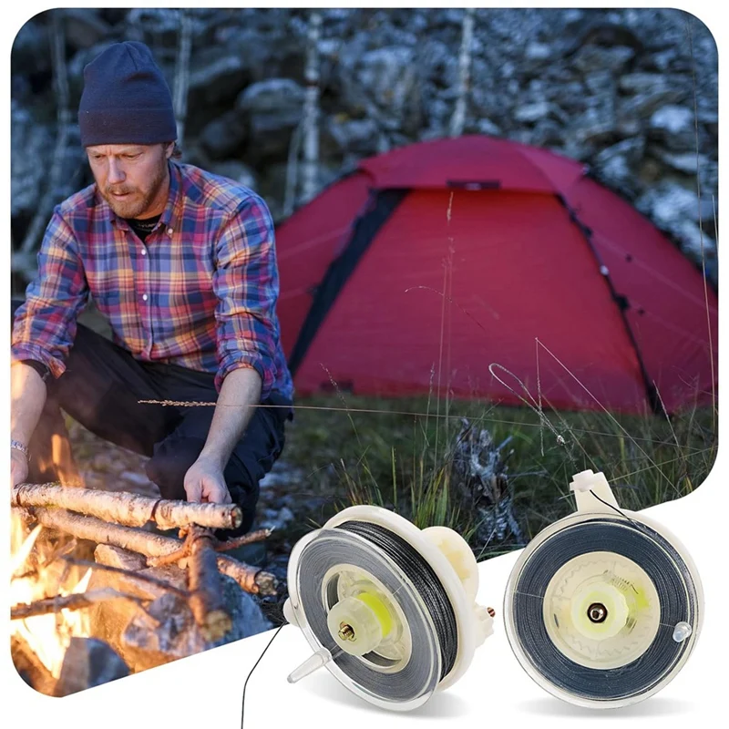 Trip Wire On Reusable Reel (85Ft),Trip Wire For Perimeter Trip Alarm 12 Gauge And Alarm