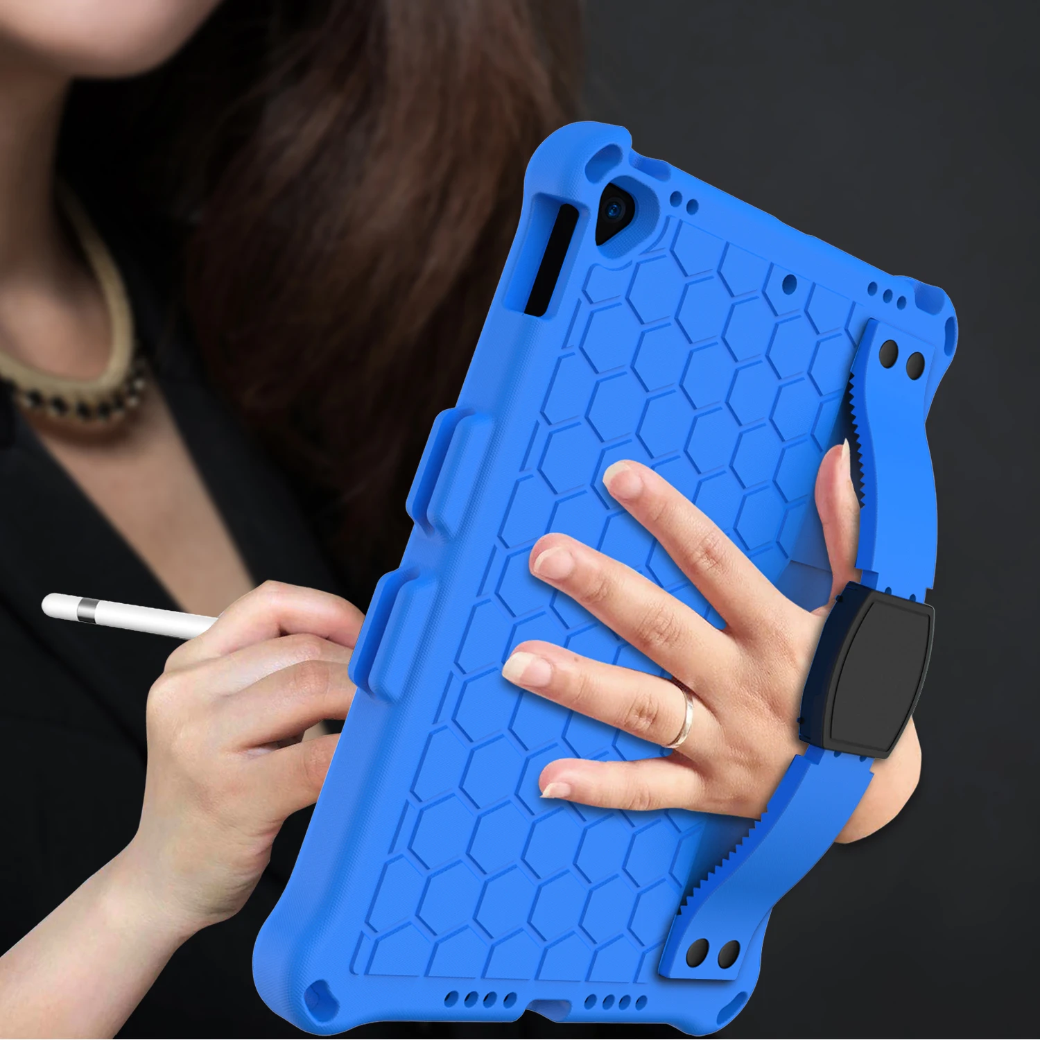 Shockproof Stand Cover with Strap