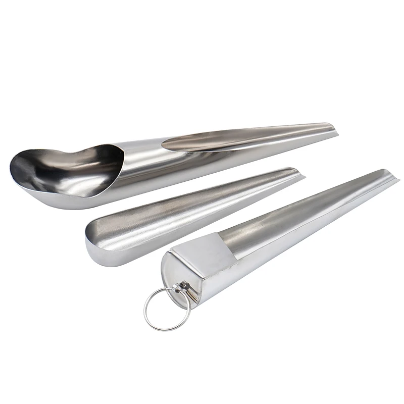 Stainless Steel Bird Food Adding Spoon Tool