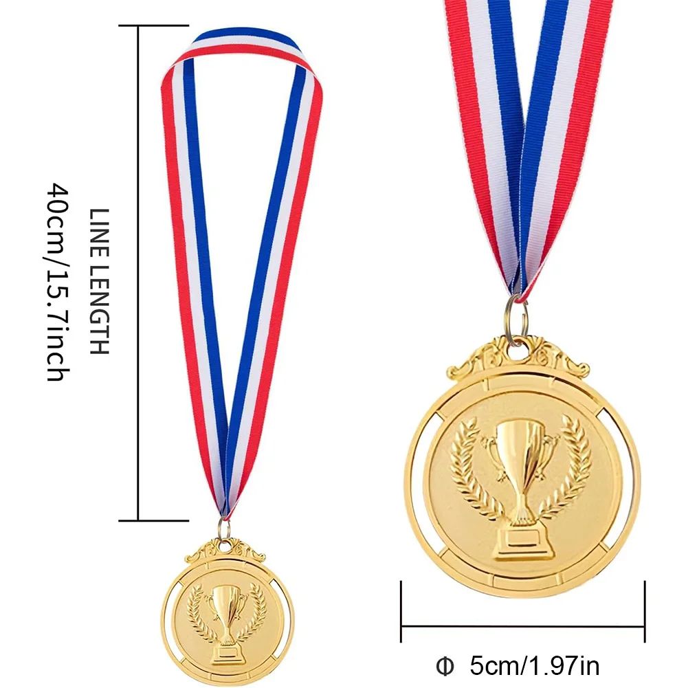 Zinc Alloy Gold Silver Bronze Award Medals for Kids Sports