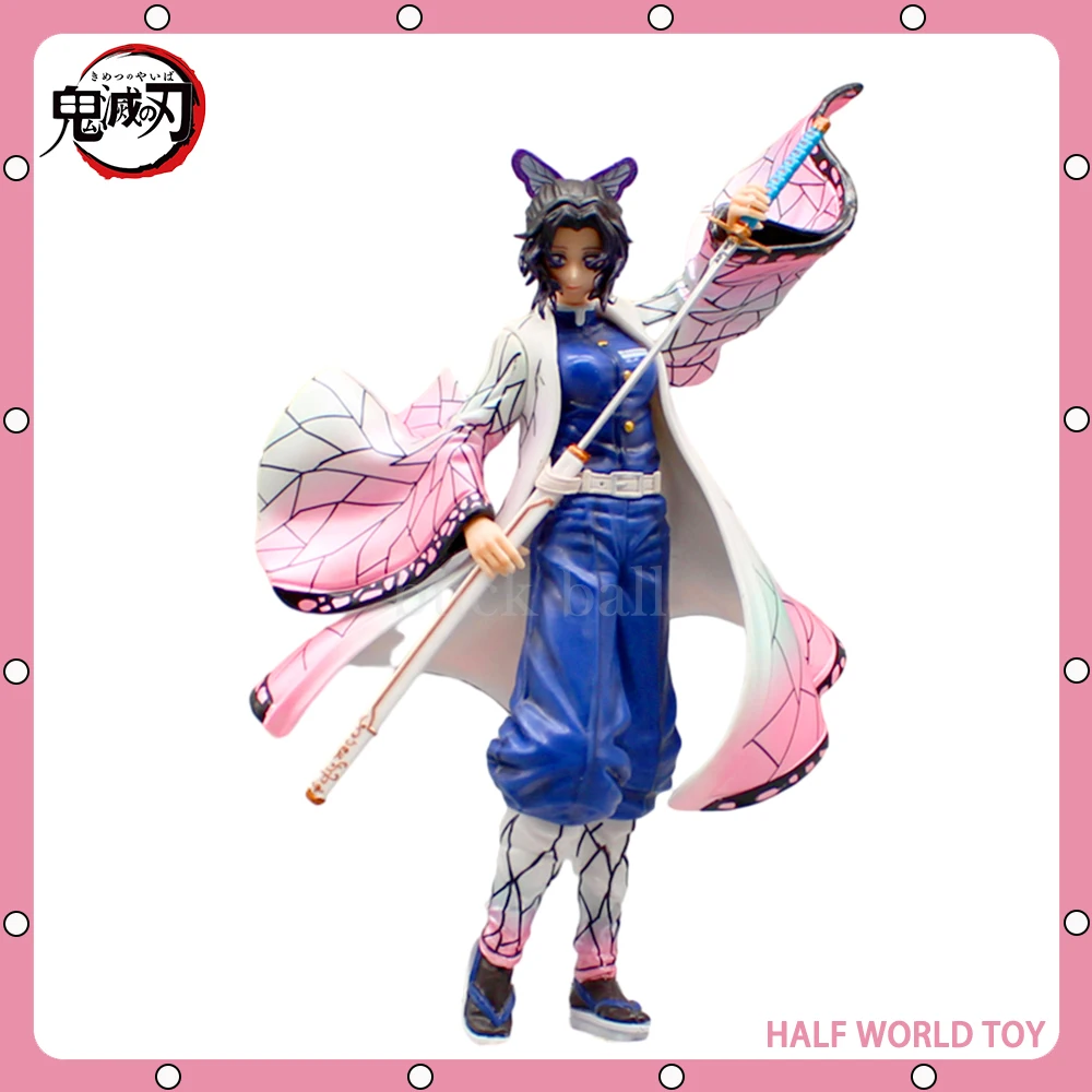 

Demon Slayer Action Figures Kochou Shinobu Anime Figure 29cm Ornament PVC Statue Model Doll Collectible Desk Decoration Toy Gift