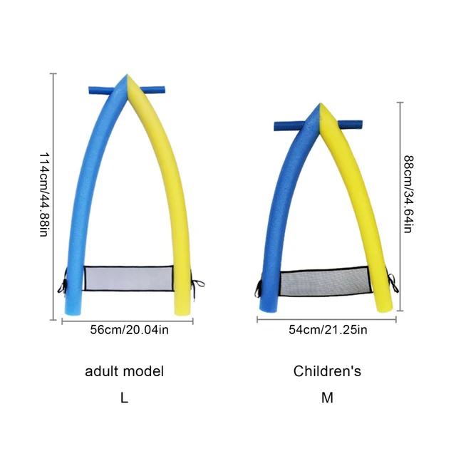 A-Shaped Foam Surfboard Pool Safe Training Aid Plate Tools Potable Inflatable Parent-Child Swimming Trainer Aids Floating Board 3