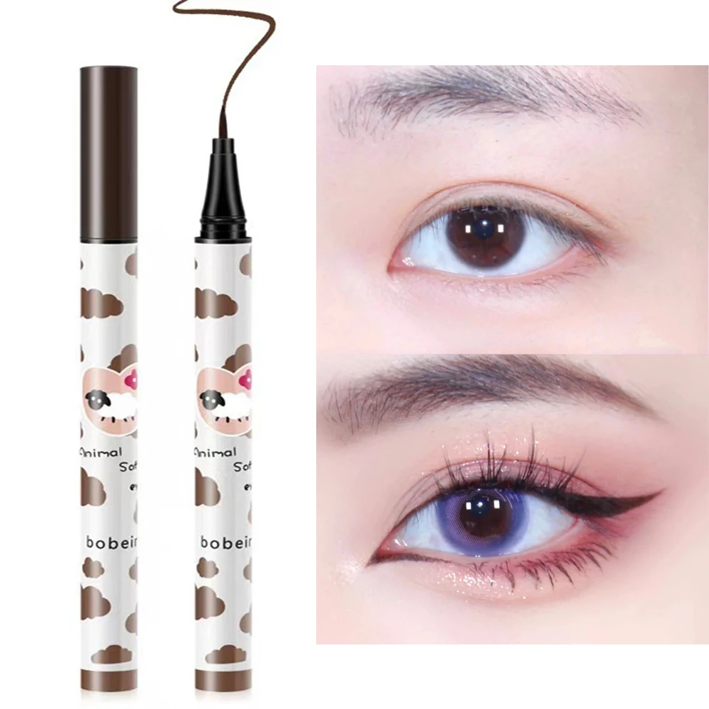 

Matte Liquid Eyeliner Lying Silkworm Eyelash Pen Waterproof Lasting Black Quickily Drying Eyeliner Pencil Eyes Makeup Cosmetics