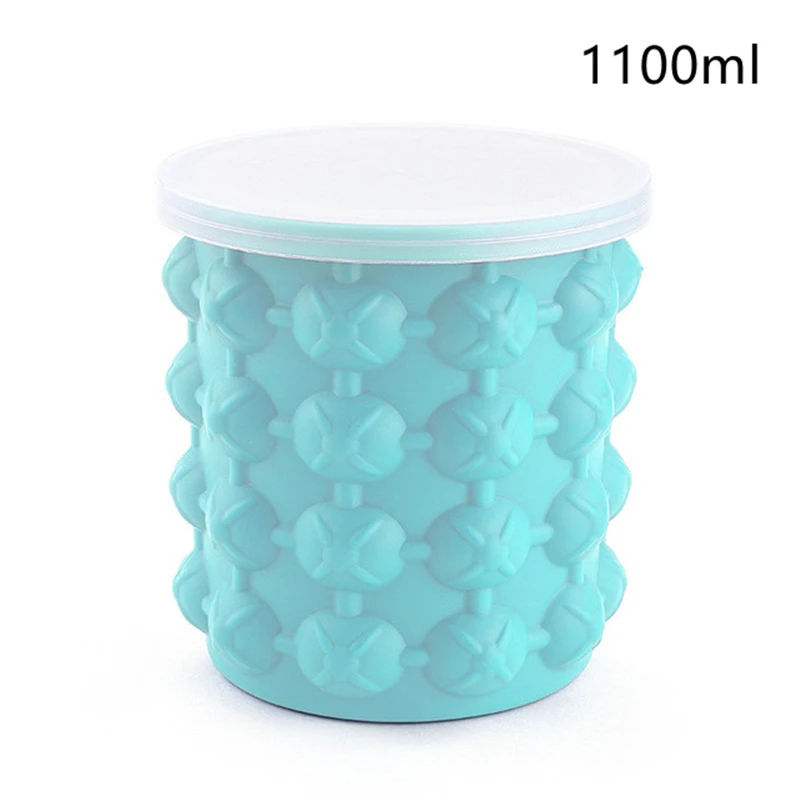 Custom Logo Large Silicone Icebucket Portable Cooling Icebucket Freezer  Beer Cooler Bar Wine Ice Storage with Lid - China Silicone Icebucket and  Cooling Icebucket price