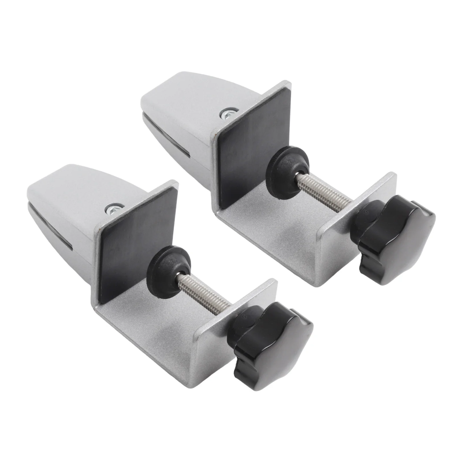 2pcs Office Desk Partition Clip  Adjustable Screen Fixed Clip Glass Clamp Desktop Bulkhead Furniture Fixture Clamps Hardware 6