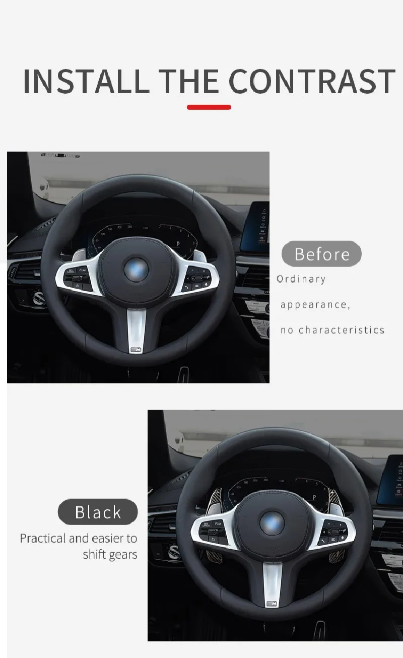 Steering Wheel Paddle Shift For BMW G Series Toyota Supra A90 Carbon Fiber Paddle Shifter Gear Accessories
