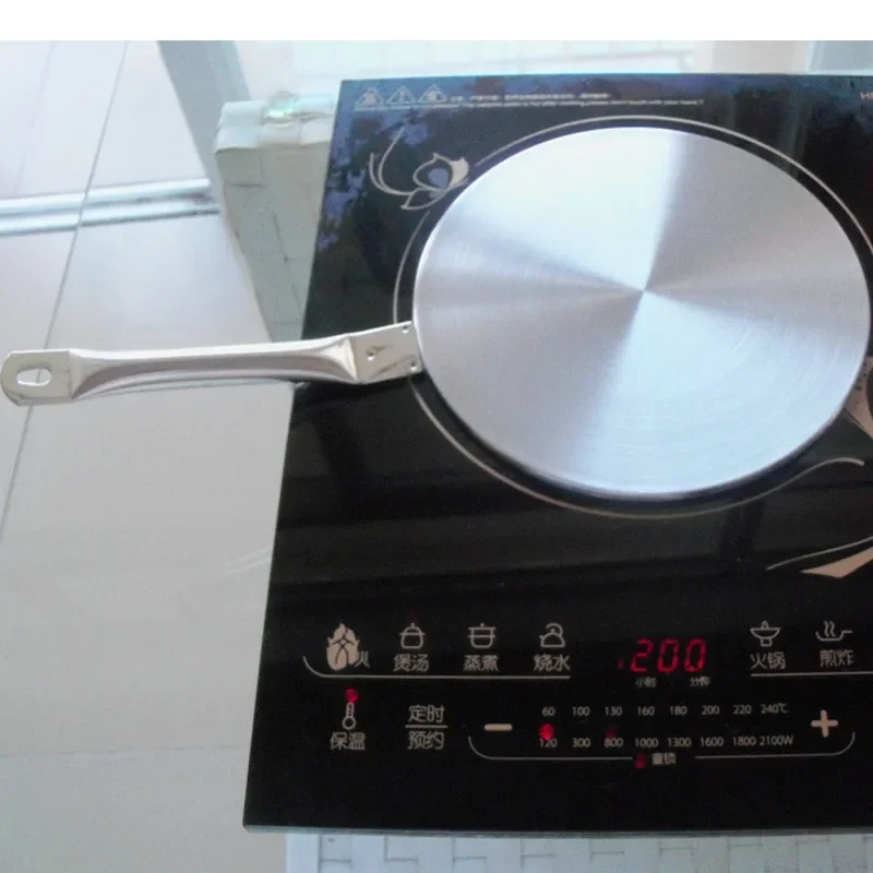 24cm Cooker Induction Heat Guiding adapter Plate Cooktop Converter Disc for Magnetic Kitchen Stainless Steel Heat Guide Plate