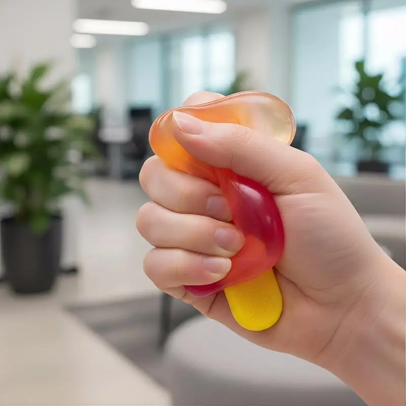 Sensory Stress Relief Squishy Ice Cream Cube - Fun and Soothing Toy