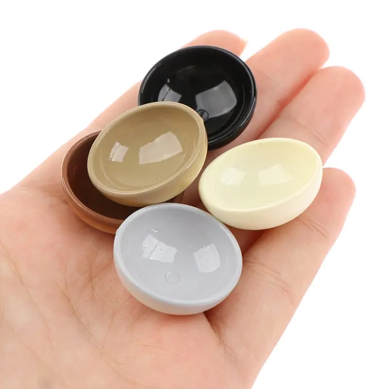 10pcs 1:12 Dollhouse Miniature Bowl Dish Round Mini Tablewar Set Dinnerware Toy Doll House Kitchen Dinning Accessories