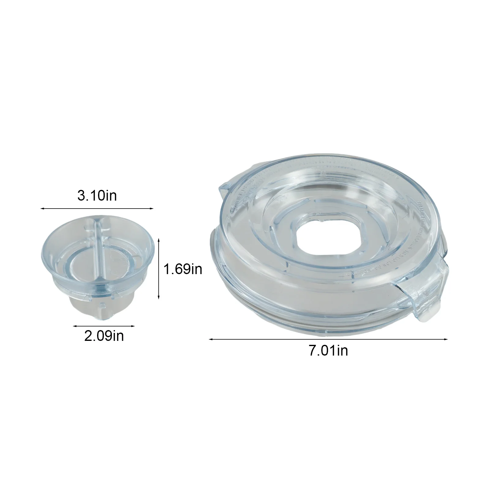 1pcs Water Kettle Lid For Vitamix For Ascent Series 64oz Low-Profile Container Lid A3500 A3300 A2500 Home Appliance Components