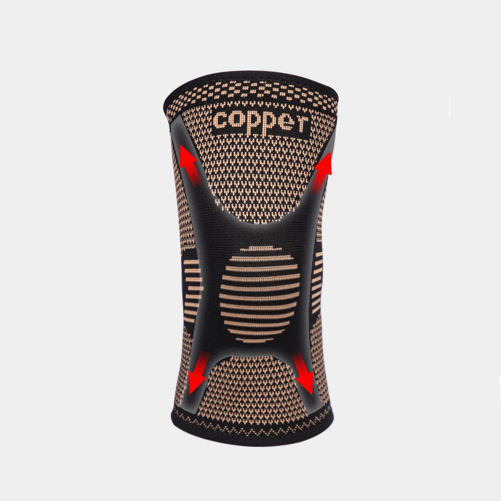 1Pcs Copper Knee Protector Joint Support Knee Pads for Arthritis Joint Pain Relief Compression Sleeve for Sports Fitness