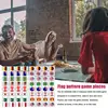 Flag Mahjong Set 64PCS Game Blocks Mahjong Sets Game Blocks Mahjong Sets For Party Seaside Escape Game Tiles Flag Pattern Tile 2