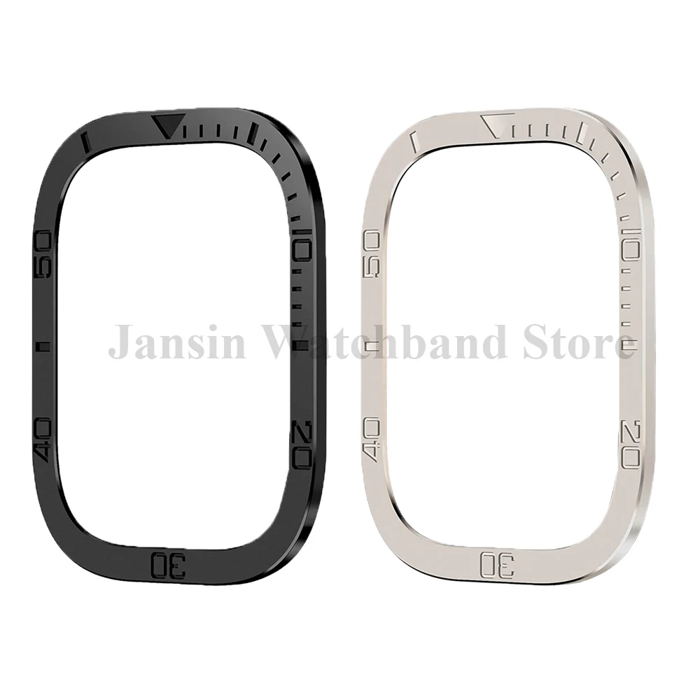 Premium Tempered Glass Screen Protector with Metal Bumper for Apple Watch Ultra - 2 Pack