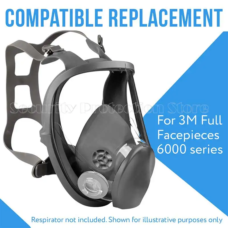 6897 Headband For 3M 6700/6800/6900 Respirator Mask Replace Strap Four fixed Firm Durable Rubber Headband