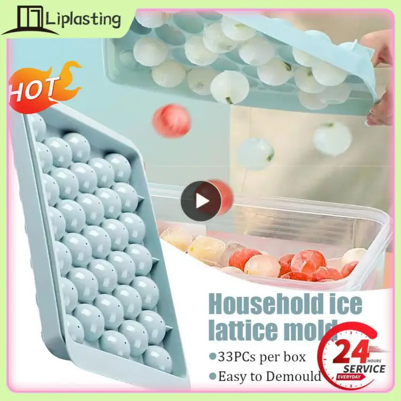 Bolo Hockey Round Rombo Ice Mold Ice Boll Tray Maker Plastica Ice Mold Ice Ball Mold Food Grade Mold Kitchen Gadge