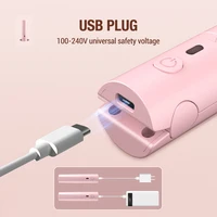 Professional Hair Straightener Curler Comb USB Connect Fast Heating Negative Ion Straighten Comb Styling for Home Travel Women 2