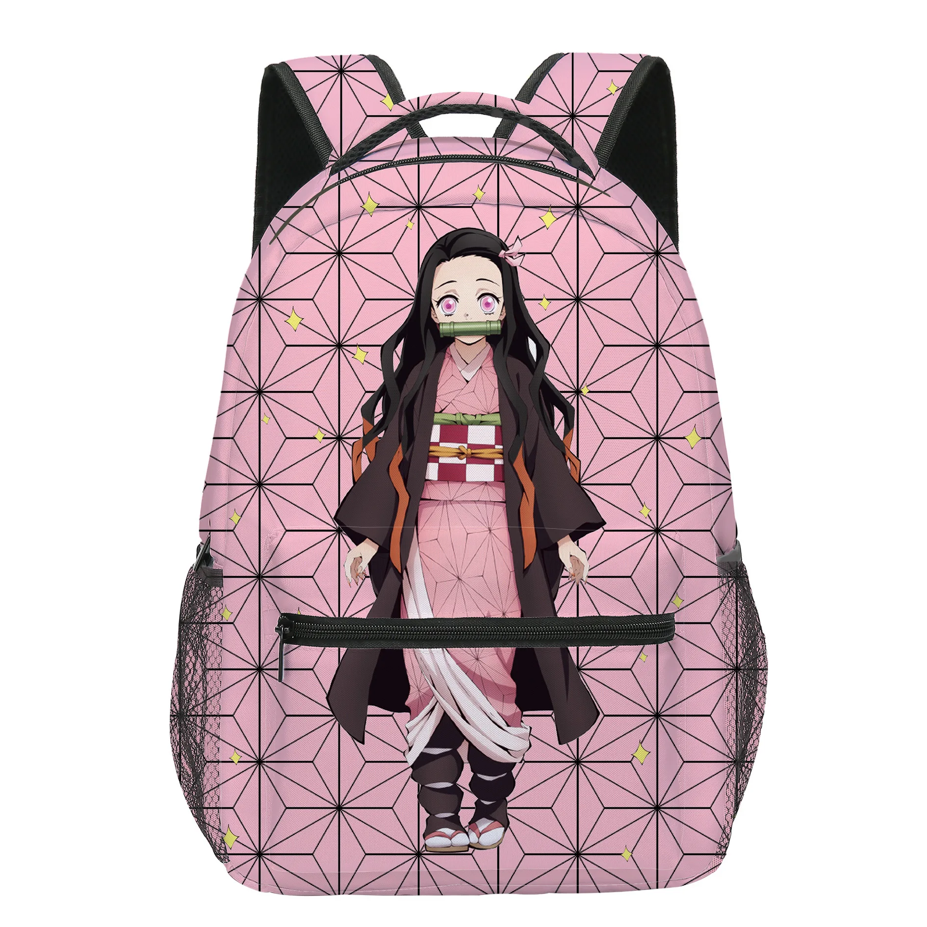 Kamado Nezuko Girl Backpack Demon Slayer Children School Bag Anime