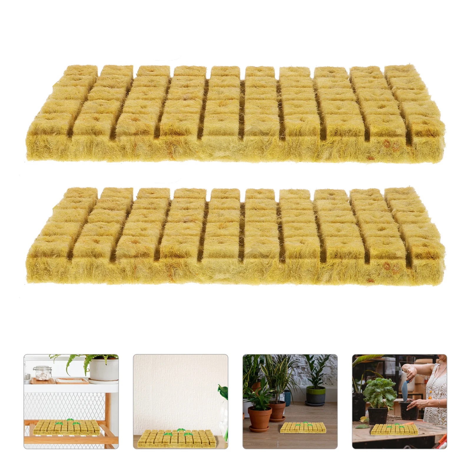 

100 Pcs Mini Gardenrock Woolasbestos Starters Cloning Cubes Gardening Supplies