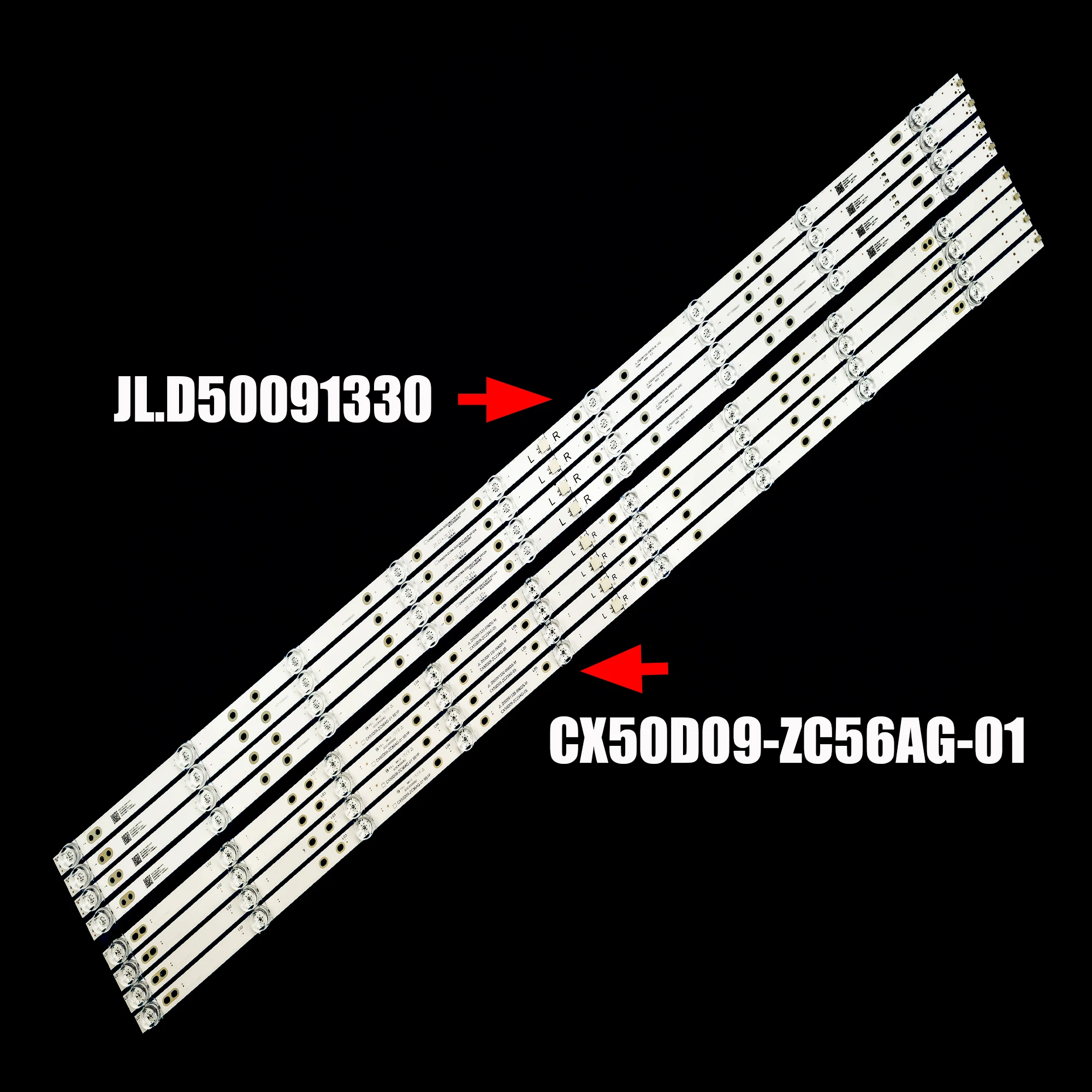Led Backlight Strip Lâmpada para 303cx500062 Dm-led50uq31 Cx50d09-zc56ag01 04 Jl.d50091330-006ds-m 006as Zc23ag-05 50lst5970 - Imagem 4