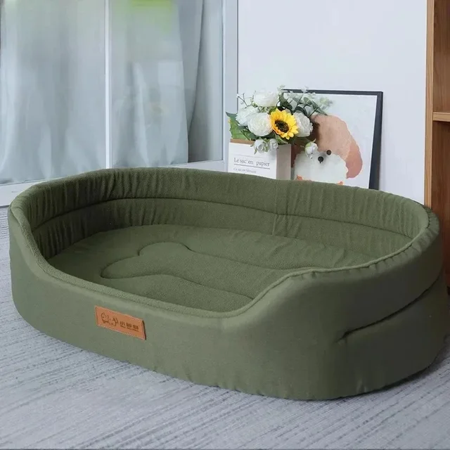 Lit Double face pour chien, grande taille, Extra Large, maison pour chiens, canil, polaire douce, pour animaux de compagnie, chats, lit chaud d'hiver, accessoires pour animaux de compagnie, S-2XL 1