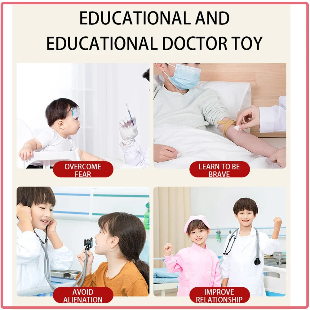 Dentist Play Set Stethoscope Toy Doctor Play Set Doctor Toys Kit Doctor Nurse Toys Doctor Toy For Kid Pretend Play Set Children Medical Tool Stethoscope Educational Toy