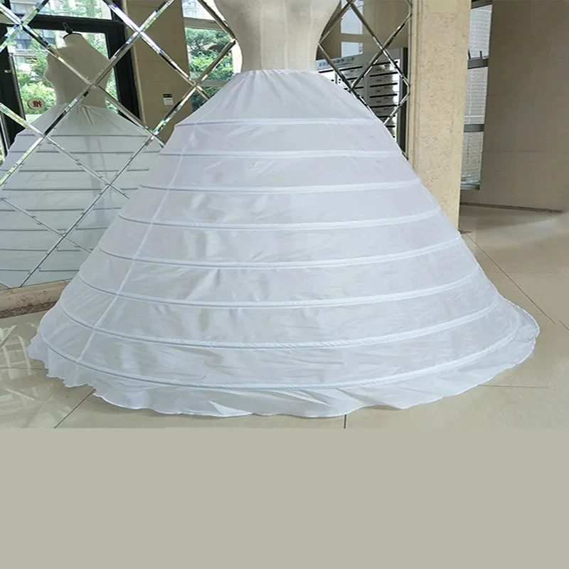8 Hoops Super Puffy Petticoats Half Slip Skirt Floor Length Ballgown Underskirt for Wedding Quinceanera Dress wedding underskirt wedding petticoat petticoat underskirt petticoat skirt