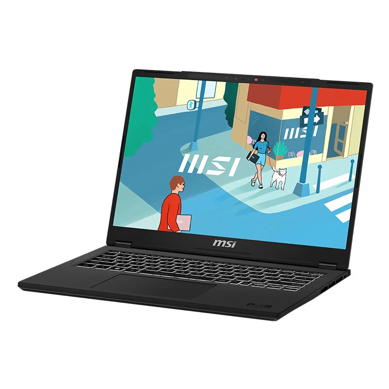 MSI 노트북 MSI 모던 14 인텔 코어 I5-13420H, 16 GB, 32GB, DDR4 RAM, M.2 SSD, 14 인치, 180 ° 개폐 PD 고속 충전 노트북 PC