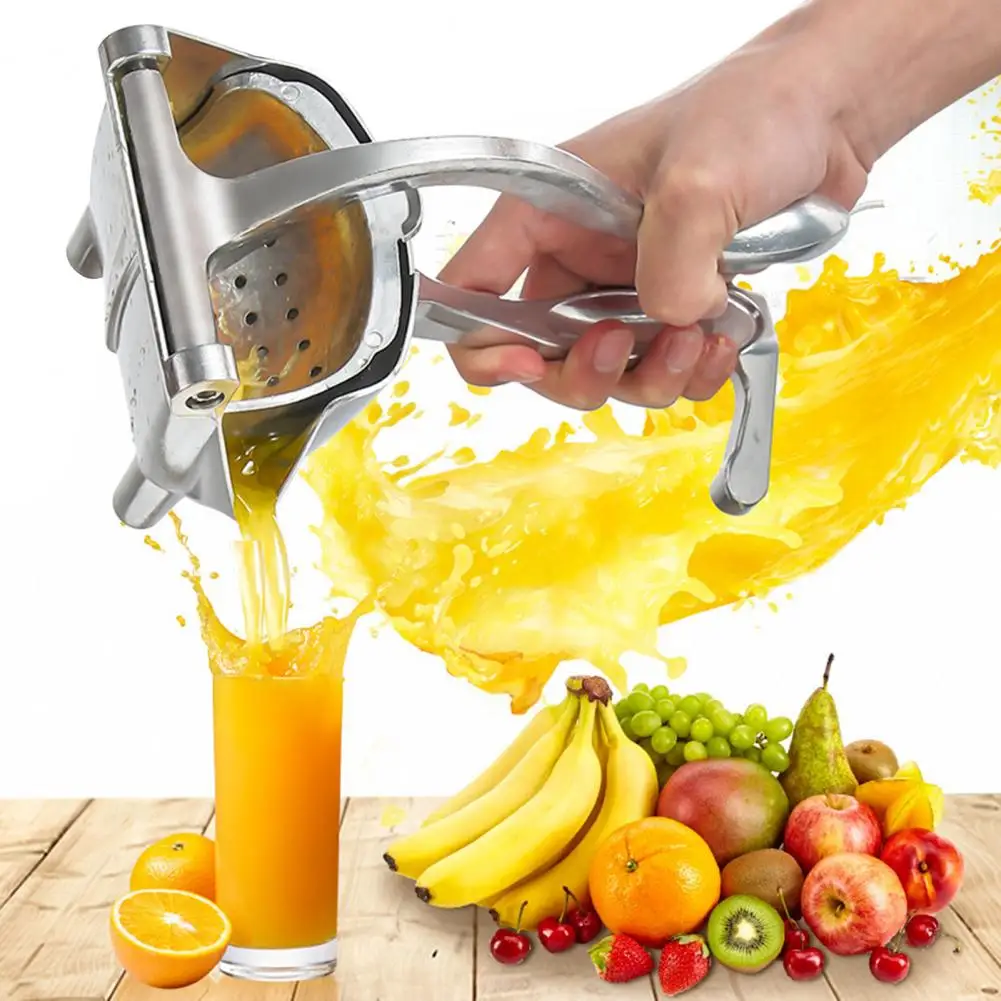 

Manual Juicer Ergonomic Handle Aluminum Alloy Multifunctional Grapefruit Orange Juicer Kitchen Gadget